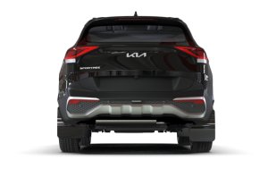 Kia Sportage Mud Flap Kit - Rally Armor - UR Black w/ Red Logo - Black - `23-`25